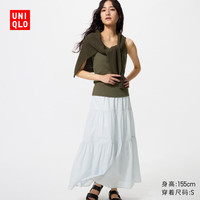 优衣库 层叠设计 女士半身裙
