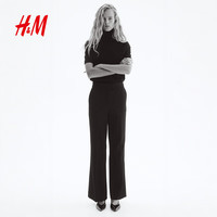 H&M 微喇通勤时尚 女士西裤