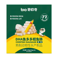 碧欧奇 77%真鳕鱼肉 儿童鳕鱼肠
