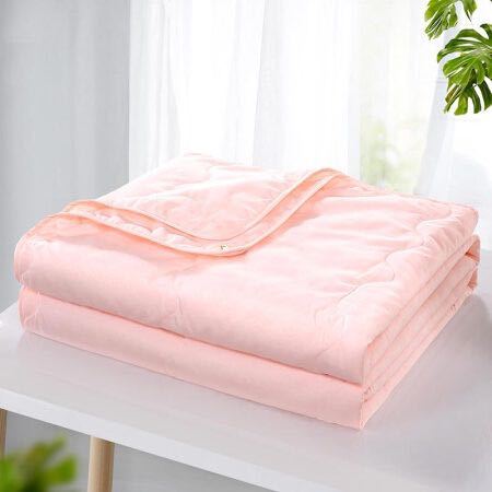 今日必买：富安娜 被子夏凉被可水洗抑菌空调被夏季被芯双人薄被子2.5斤203x229cm