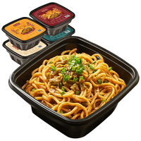 蔡林记 即食 方便面 卤牛肉味鲜拌面255g*4盒