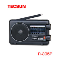 德生 功能低音接收收音机R-305P便携式指针式调频调幅短波五波段