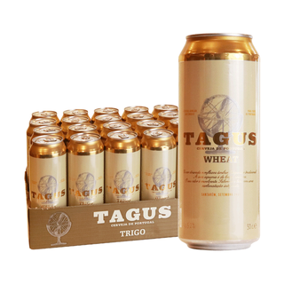 TAGUS 泰谷 小麦白啤酒 500ml*24听