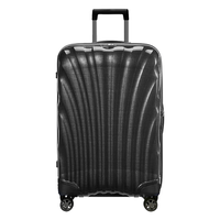 新秀丽 拉杆箱万向轮 新款行李箱 超轻材质时尚贝壳箱 升级版 CS2 黑色 28英寸
