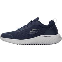  SKECHERS/斯凯奇 针织网布 男士休闲鞋  232005-BKGD 黑色/金色 40