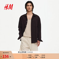 H&M 亚麻混纺 男士短裤