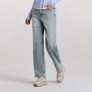  Semir/森马 宽松阔腿 女士牛仔裤