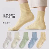 勋阳宇乐 纯色袜子女