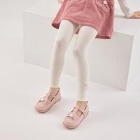 戴维贝拉 女童裤子儿童无脚连裤袜春秋弹力打底裤宝宝