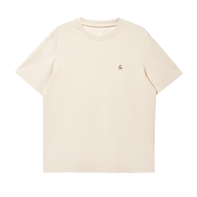 杰克琼斯 水洗不易走形 26年凉感透气多色情侣款短袖