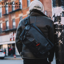 TIMBUK2 反光防雨 音速黑特别款2.0 Stash 男士斜挎包 TKB4620-4-6114