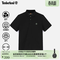 Timberland 凉感科技面料 纯色刺绣logo速干polo衫