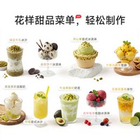 田螺云厨 冰淇淋机家用小型Gelato激凌机多功能冰沙雪葩奶昔果茶机