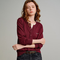 初语 撞色假两件 女士针织衫 M