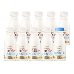 每日鲜语 鲜牛奶4.0低脂250ml*9瓶+0脂肪250ml*1瓶