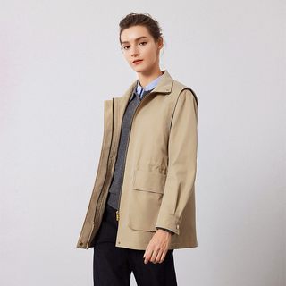  navigare/纳维凯尔 设计感 女士风衣