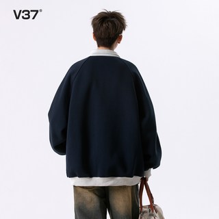  V37 拼接 男士棒球服