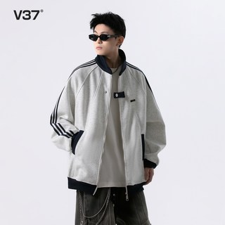  V37 拼接 男士棒球服