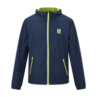 多威 连帽设计 男士运动夹克 夜海蓝 S