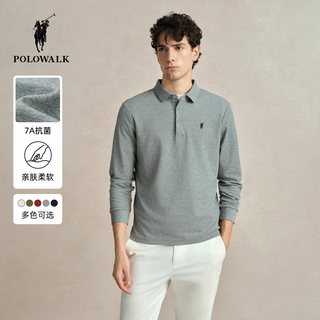  POLOWALK 7A抗菌 男士长袖polo衫