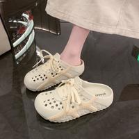 星期六 ST&SAT 新款一脚蹬包头凉拖鞋女洞洞鞋女夏外穿沙滩凉鞋女鞋