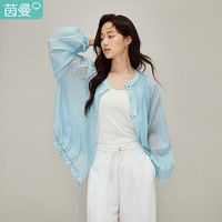 INMAN/茵曼 褶皱抽绳设计感 女士衬衫