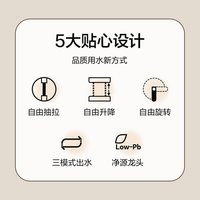HEGII/恒洁 抽拉式 面盆龙头