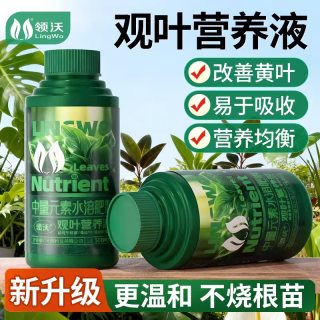 领沃 观叶植物专用营养液 500ml 室内绿植通用肥