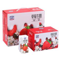 忠厚 草莓牛奶200ml*6瓶 儿童牛奶