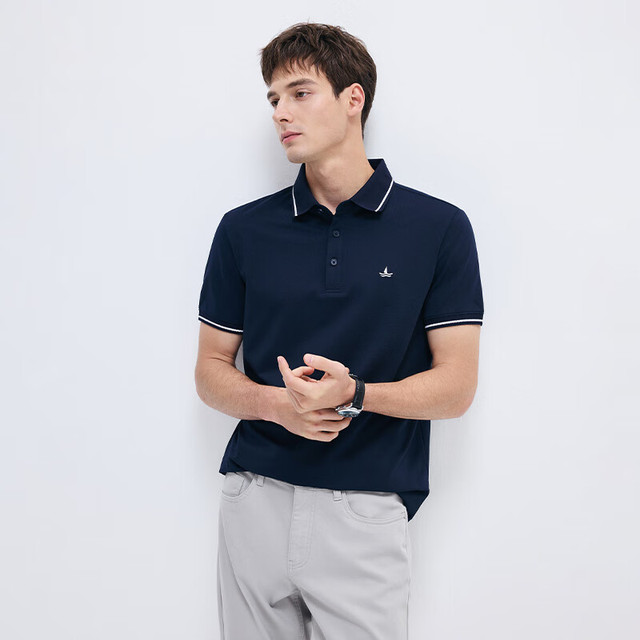 navigare 意大利小帆船【凉感抗菌】男士短袖POLO衫 多色可选 1325525561