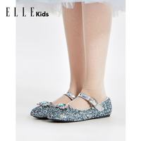 ELLE kids 软底防滑 女童皮鞋