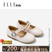 ELLE kids 小皮鞋浅口单鞋儿童公主鞋