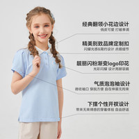  Hush Puppies/暇步士 速干 儿童POLO短袖