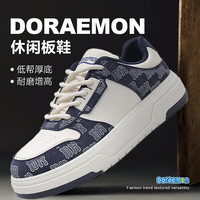 Doraemon 男鞋春夏新款潮鞋 低帮百搭休闲鞋 冰岛蓝