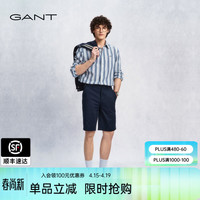 GANT 男士经典简约百搭通勤弹力休闲短裤 482
