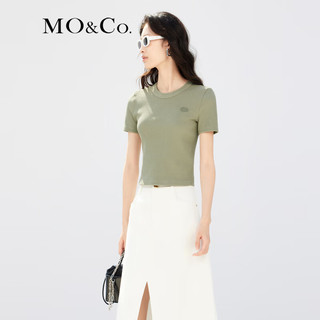  MO&Co./摩安珂 修身收腰 女士T恤