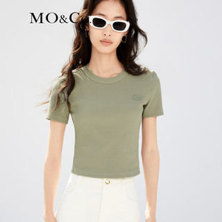  MO&Co./摩安珂 修身收腰 女士T恤