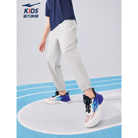 鸿星尔克 儿童夏季运动裤 极光灰