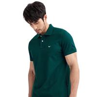 七匹狼【黄宗泽同款】【凉风POLO衫】短袖t恤男凉感抗菌夏季男士T恤上衣 201(墨绿)1D1D30606666 2XL 180/96A