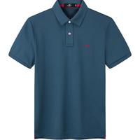 七匹狼【黄宗泽同款】【凉风POLO衫】短袖t恤男凉感抗菌夏季男士T恤上衣 009(蓝灰)1D1E30606666 3XL 185/100A