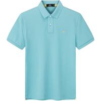 七匹狼【黄宗泽同款】【凉风POLO衫】短袖t恤男凉感抗菌夏季男士T恤上衣 209(浅绿)1D1E30606666 XL 175/92A