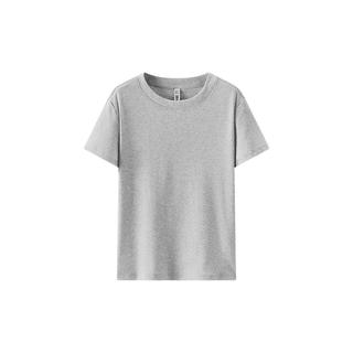 森马 凉感T恤女 浅花灰 3XL
