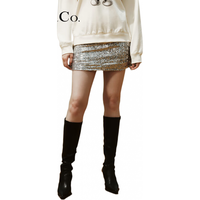 MO&Co./摩安珂 重工珠片叠绣 女士半身裙