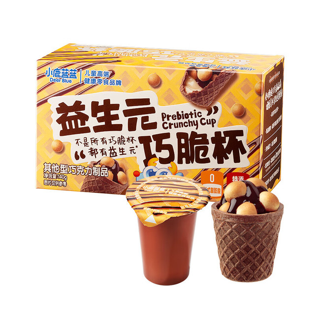 小鹿蓝蓝 巧克力巧脆星球杯*14杯