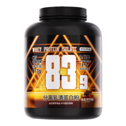 京东京造 高蛋白含量83.9% 分离乳清蛋白粉 花生巧克力1.8磅