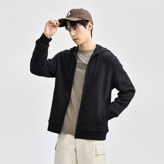  GIORDANO/佐丹奴 纯棉 男士连帽卫衣开衫