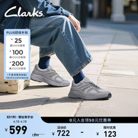 Clarks CodingZero 1男士休闲缓震运动舒适厚底百搭老爹鞋 灰色 261855307 42