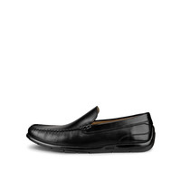 ecco 男士乐福鞋 黑色//白色 43