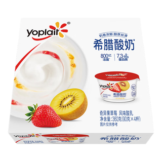 优诺 希腊酸奶奇异果草莓 90g*4杯装