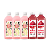 味全 复合果蔬汁 芭乐青提+石榴汁 900ml*5瓶